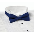 Royal Blue Banded Bow Tie